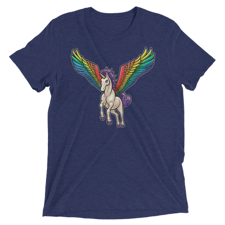 Pegasus Takes Flight (Triblend)-Triblend T-Shirt-Swish Embassy