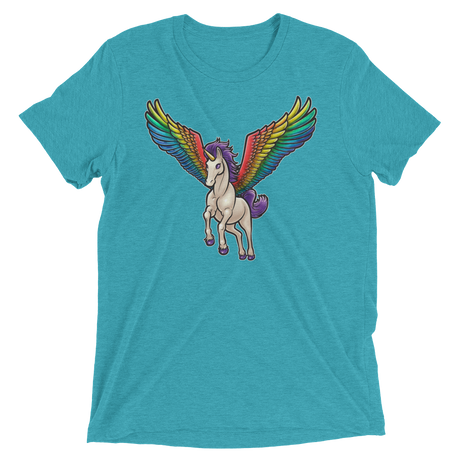 Pegasus Takes Flight (Triblend)-Triblend T-Shirt-Swish Embassy