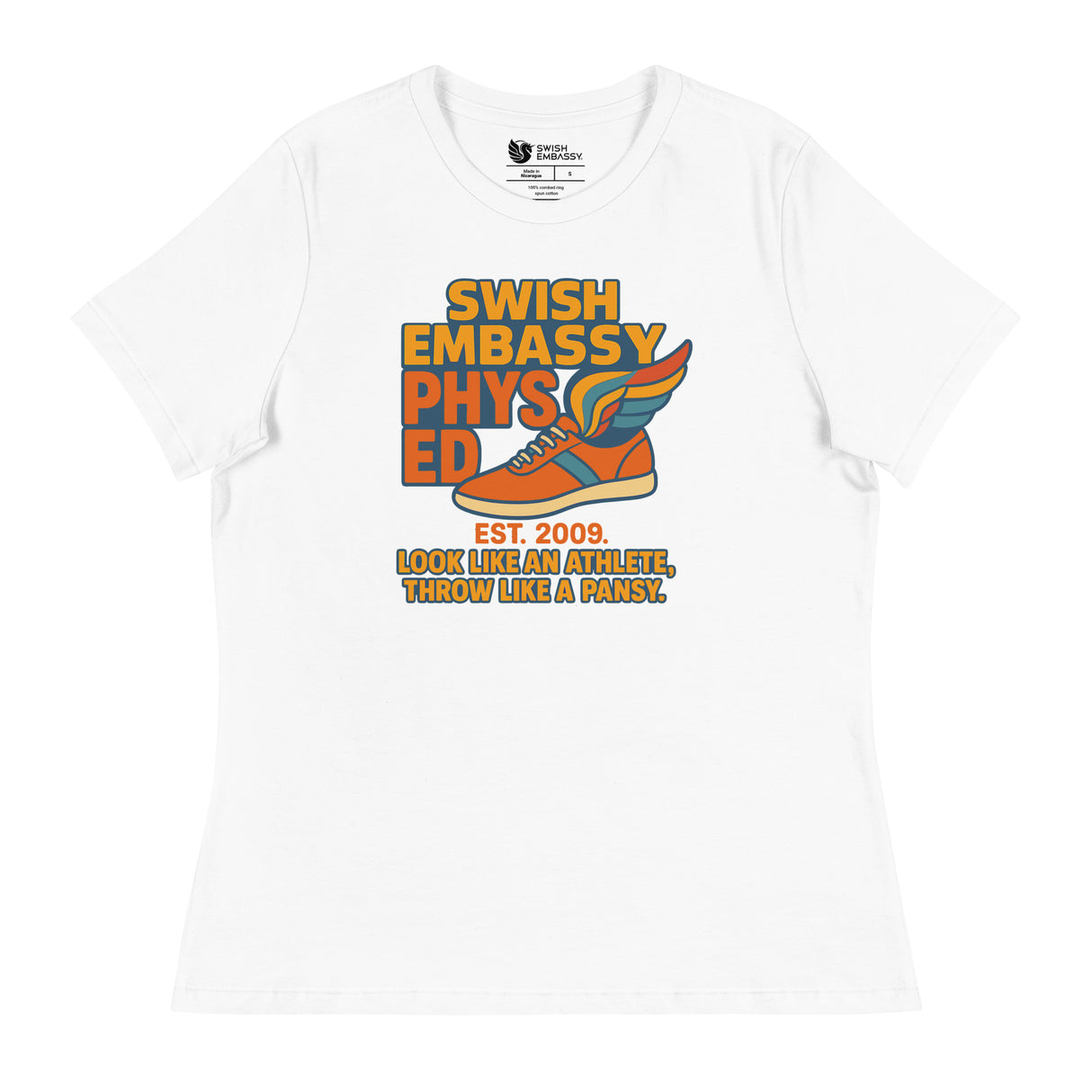 Phys Ed (Women's Relaxed T-Shirt)-Women's T-Shirts-Swish Embassy