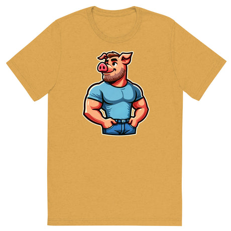 Pig Daddy (Triblend)-Triblend T-Shirt-Swish Embassy