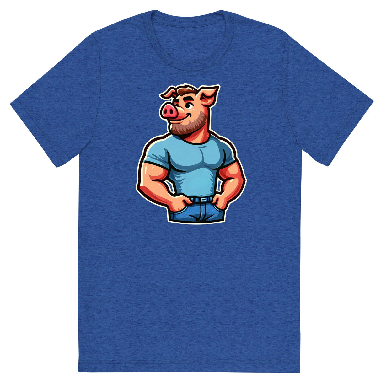 Pig Daddy (Triblend)-Triblend T-Shirt-Swish Embassy