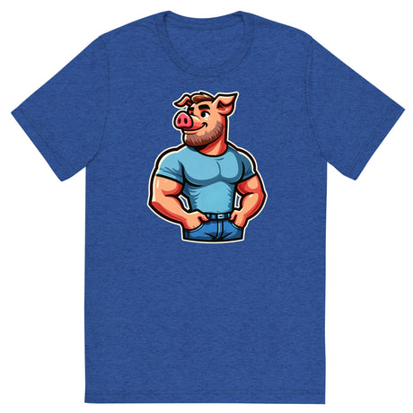 Pig Daddy (Triblend)-Triblend T-Shirt-Swish Embassy