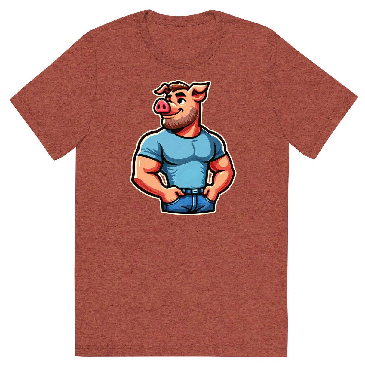 Pig Daddy (Triblend)-Triblend T-Shirt-Swish Embassy