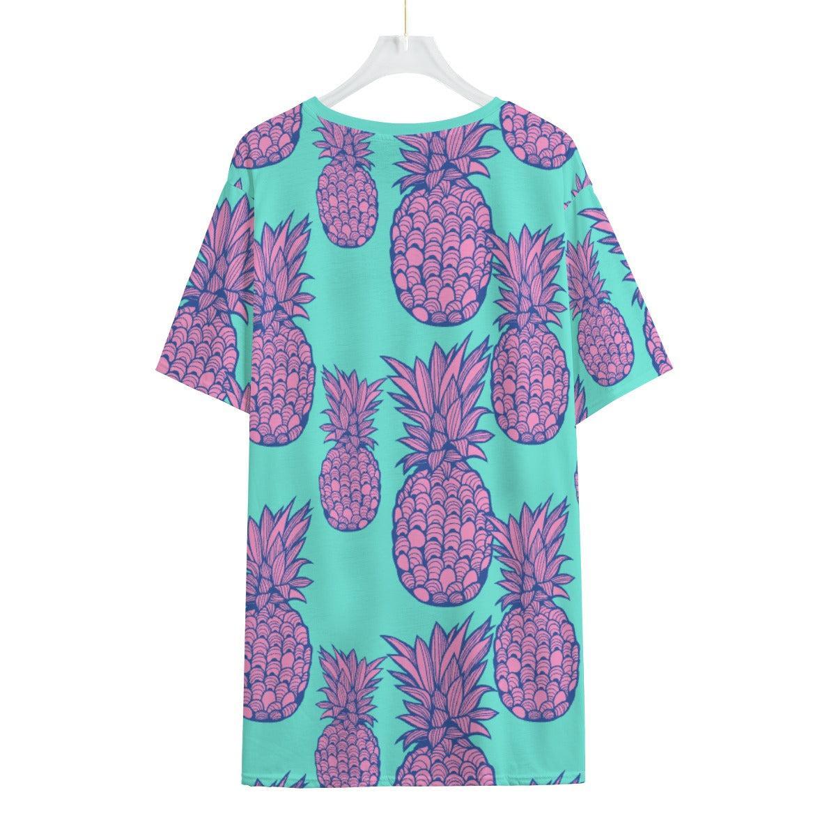 Pineapple Princess (Allover T-Shirt)-Allover T-Shirt-Swish Embassy