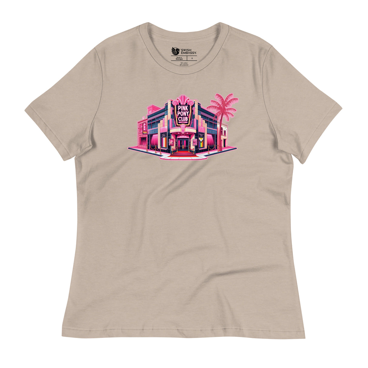 Pink Pony Club (Women's Relaxed T-Shirt)-Women's T-Shirts-Swish Embassy