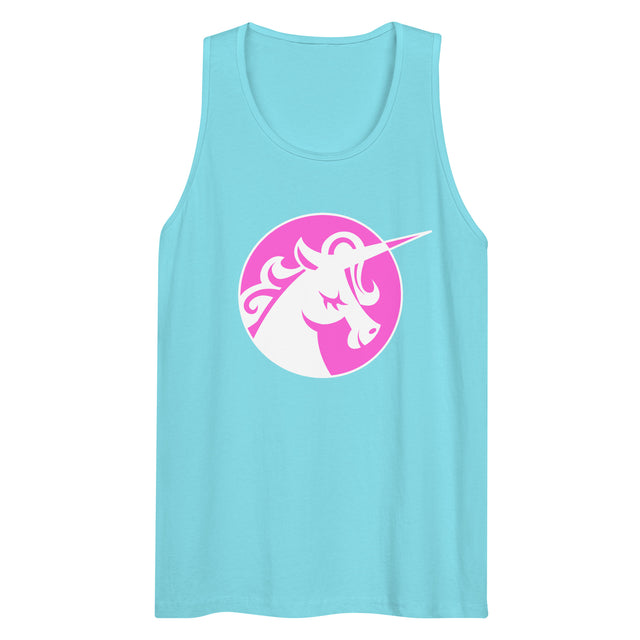 Pink Unicorn Cafe (Tank Top)-Tank Top-Swish Embassy