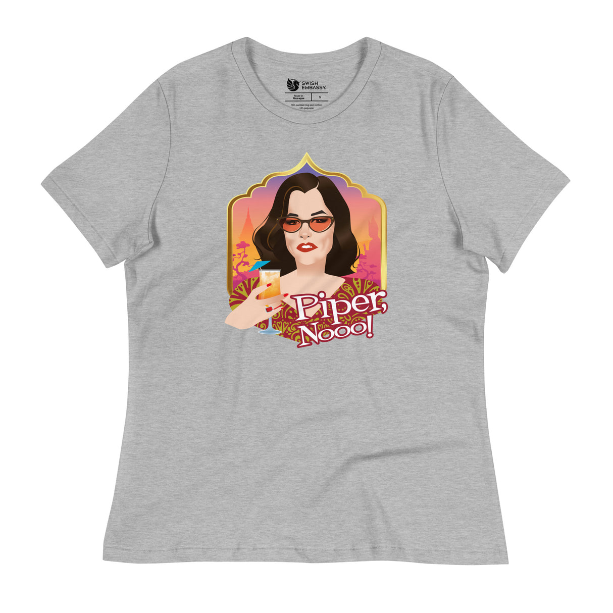 Piper, Nooo! (Women's Relaxed T-Shirt)-Women's T-Shirts-Swish Embassy