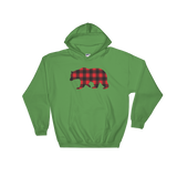 Plaid Bear (Hoodie)-Hoodie-Swish Embassy