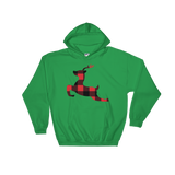 Plaid Reindeer (Hoodie)-Hoodie-Swish Embassy