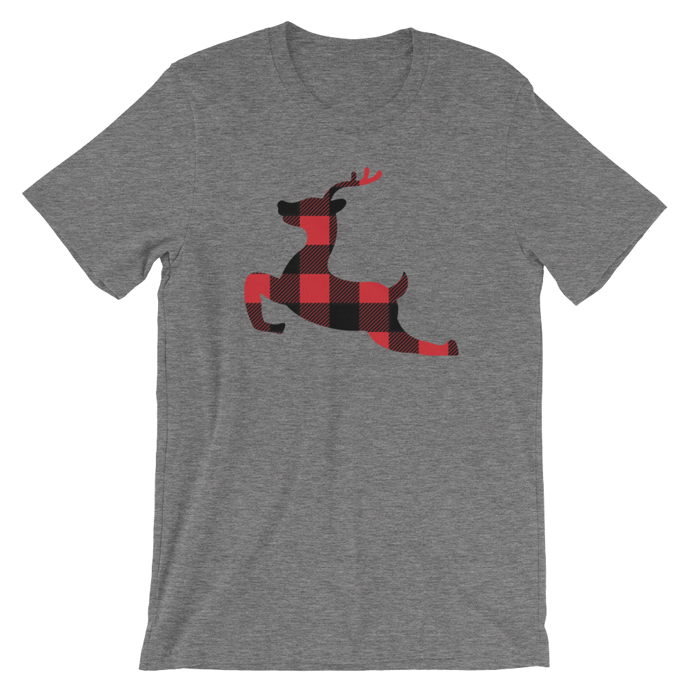 Plaid Reindeer-T-Shirts-Swish Embassy