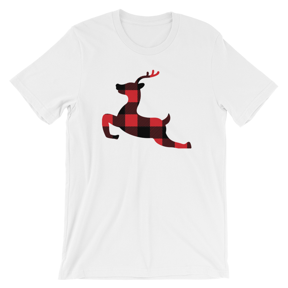 Plaid Reindeer-T-Shirts-Swish Embassy