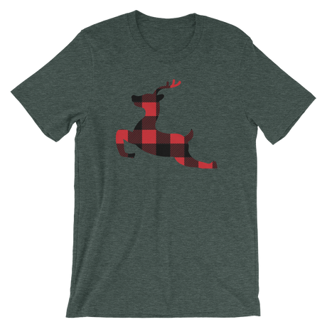 Plaid Reindeer-T-Shirts-Swish Embassy