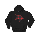 Plaid Unicorn (Hoodie)-Christmas Hoodies-Swish Embassy