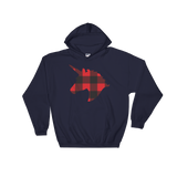 Plaid Unicorn (Hoodie)-Christmas Hoodies-Swish Embassy