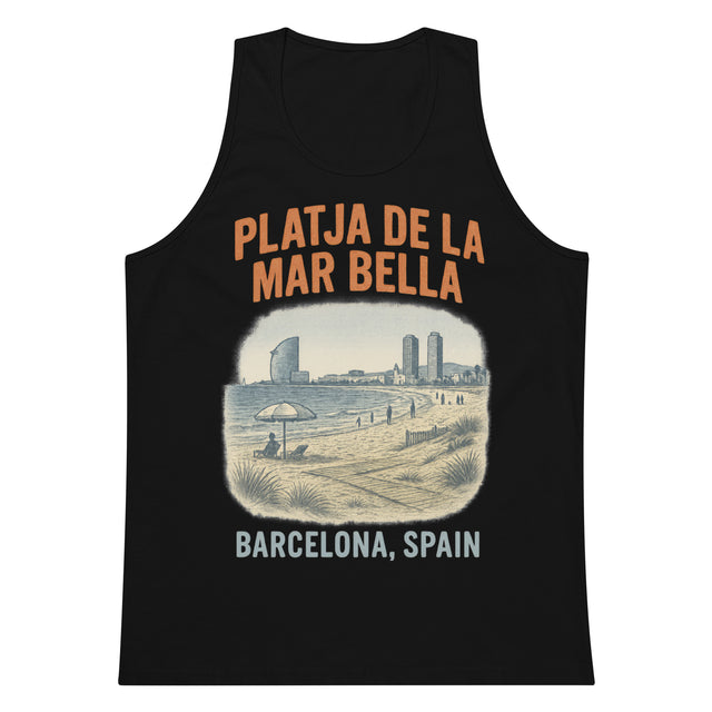 Playja de la Mar Bella (Tank Top)-Tank Top (Staging)-Swish Embassy
