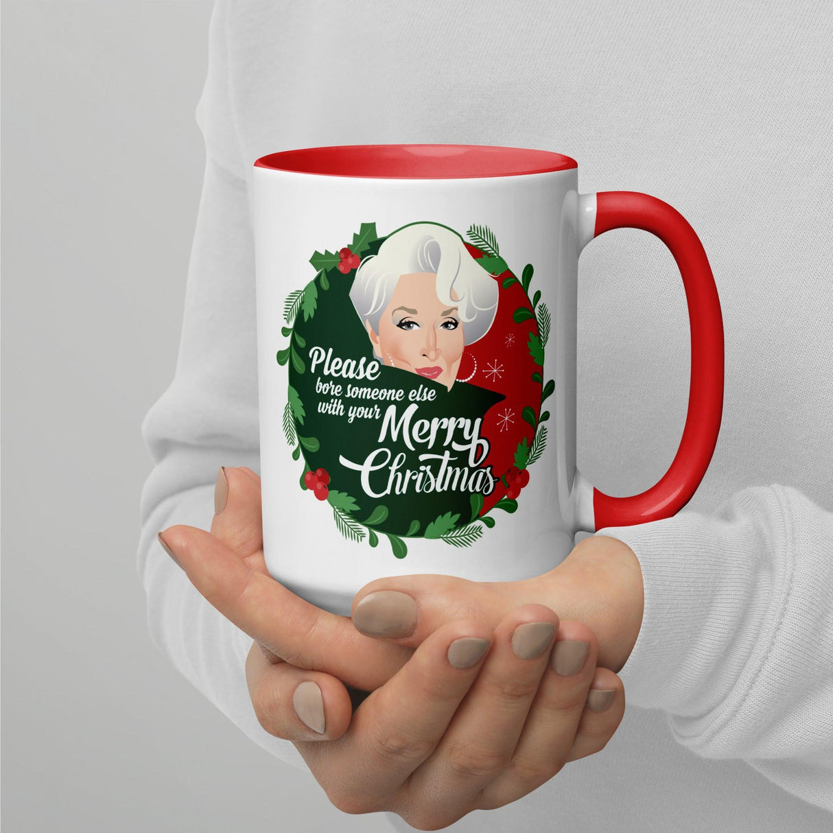 Please Bore Someone Else (Christmas Mugs)-Mugs-Swish Embassy