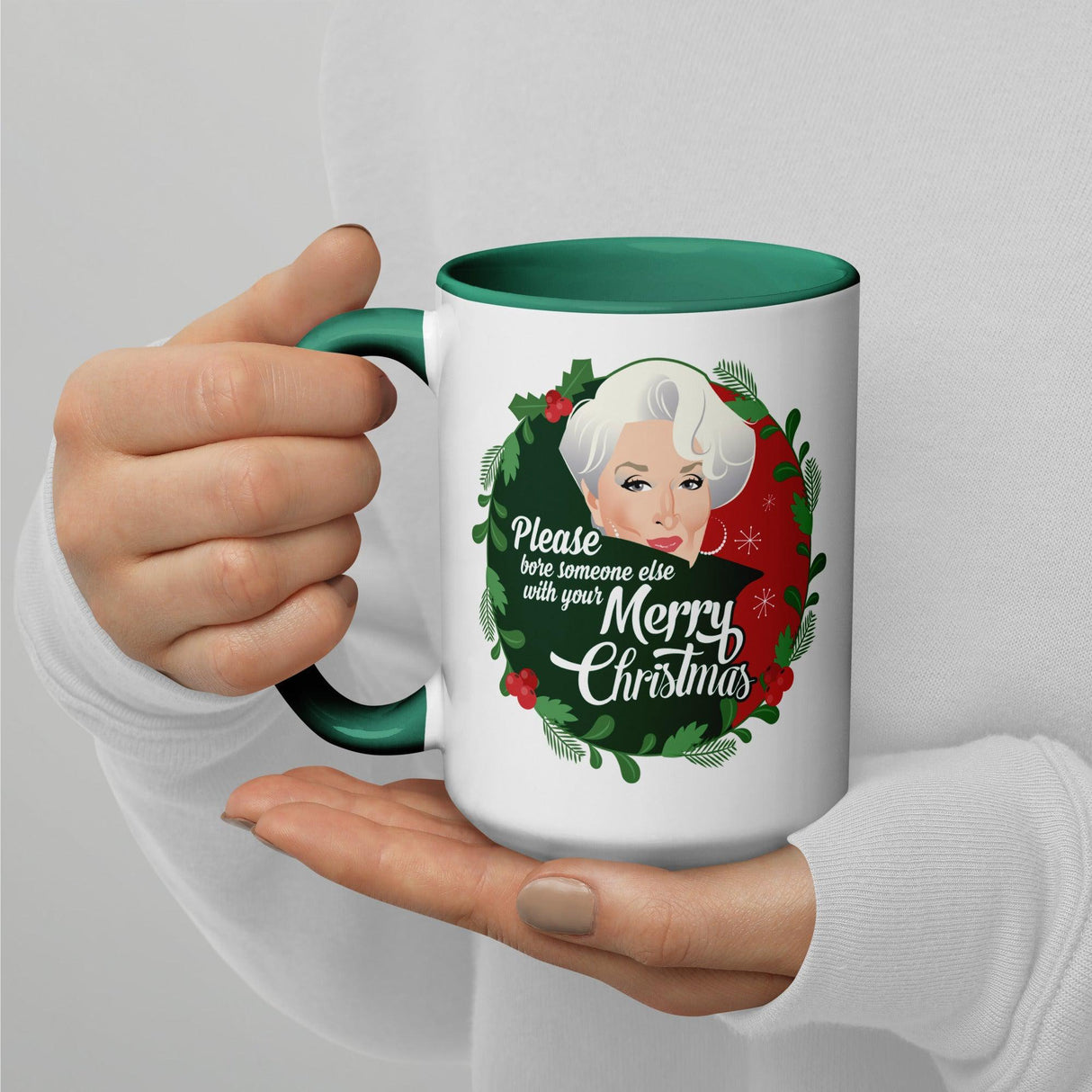 Please Bore Someone Else (Christmas Mugs)-Mugs-Swish Embassy