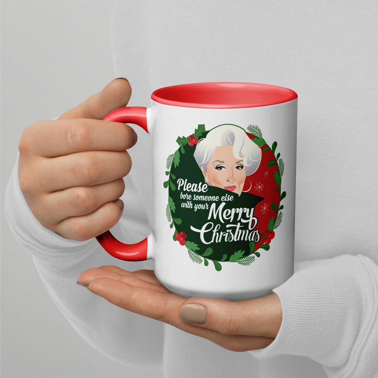 Please Bore Someone Else (Christmas Mugs)-Mugs-Swish Embassy