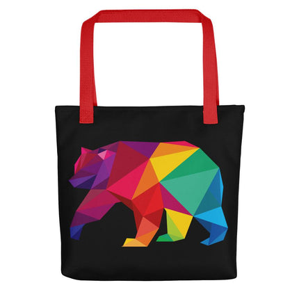 Polygon Bear (Tote bag)-Bags-Swish Embassy