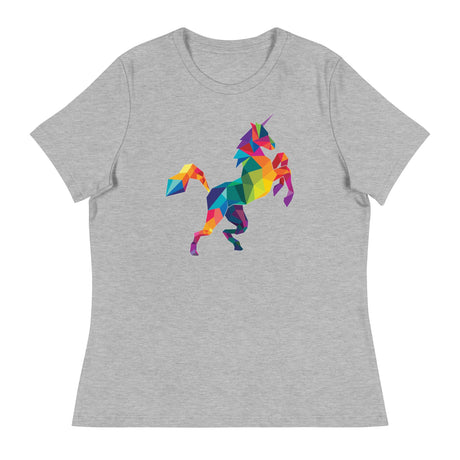 Polygon Unicorn (Women's Relaxed T-Shirt)-Women's T-Shirts-Swish Embassy