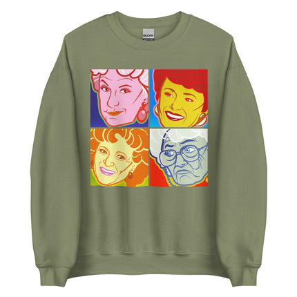 Pop Art Girls (Sweatshirt)-Sweatshirt-Swish Embassy