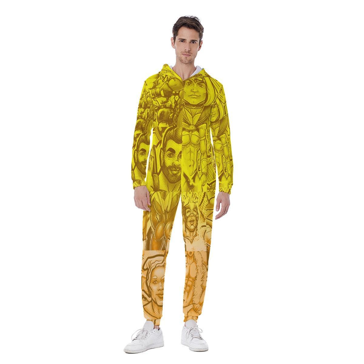 Pop Boys Gold (AOP Union Suit)-AOP Union Suit-Swish Embassy
