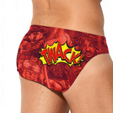 Pop Boys Red (Swim Briefs)-Swim Briefs-Swish Embassy