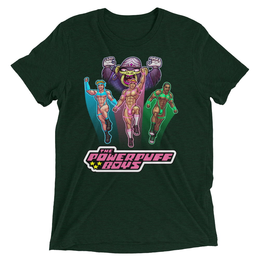 Powerpuff Boys (Triblend)-Triblend T-Shirt-Swish Embassy