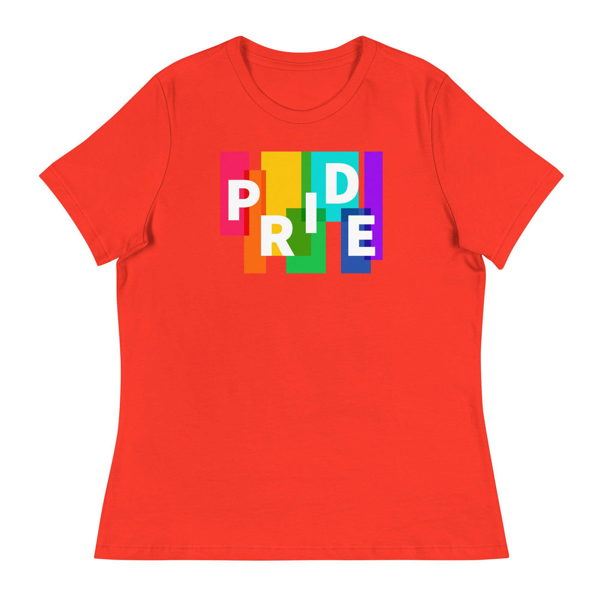 Pride Blocks (Women's Relaxed T-Shirt)-Women's T-Shirts-Swish Embassy