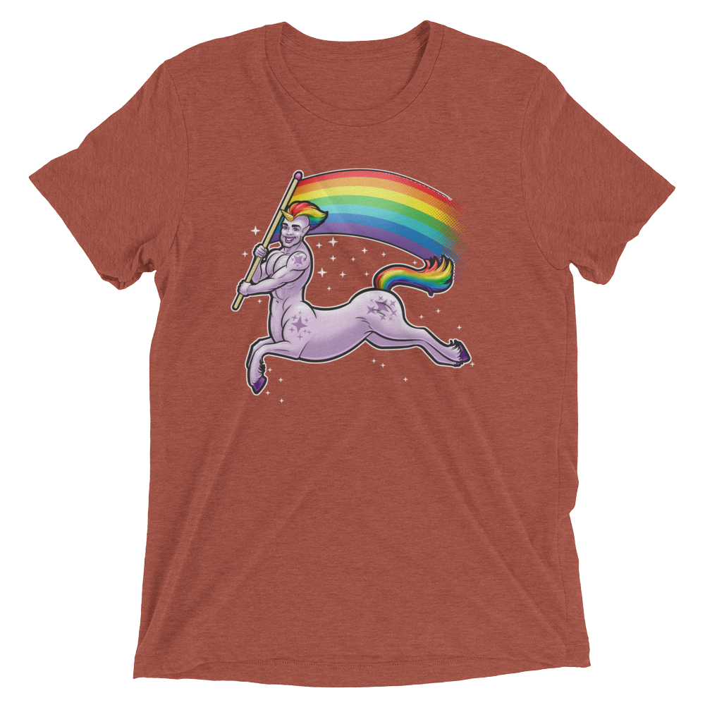 Pride Centaur (Triblend)-Triblend T-Shirt-Swish Embassy