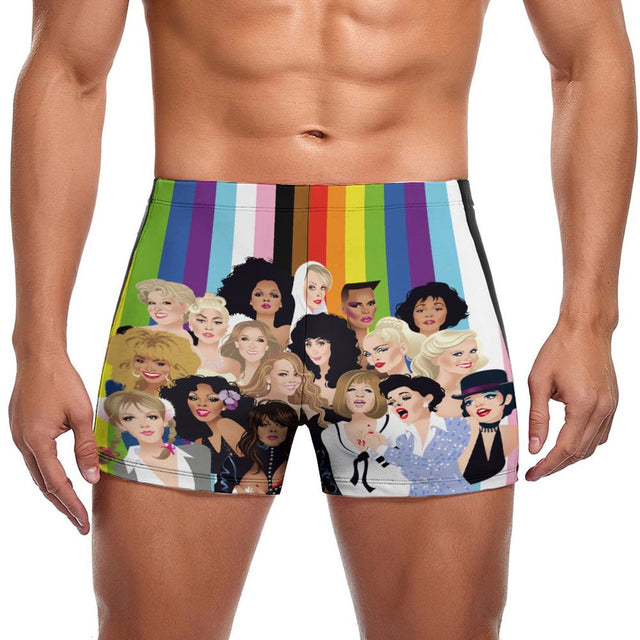 Pride Divas (Square Cut Trunks)-Square Cut Trunks-Swish Embassy