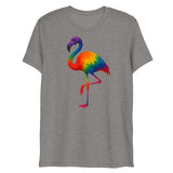 Pride Flamingo (Triblend)-Triblend T-Shirt-Swish Embassy