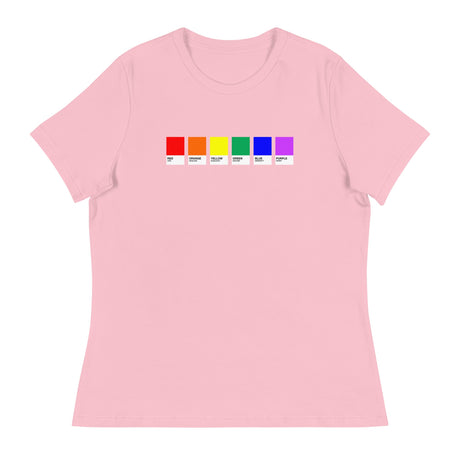 Pride Swatches (Women's Relaxed T-Shirt)-Women's T-Shirts-Swish Embassy