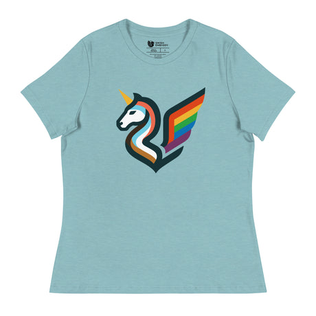 Pride Swishmark (Women's Relaxed T-Shirt)-Women's T-Shirts-Swish Embassy