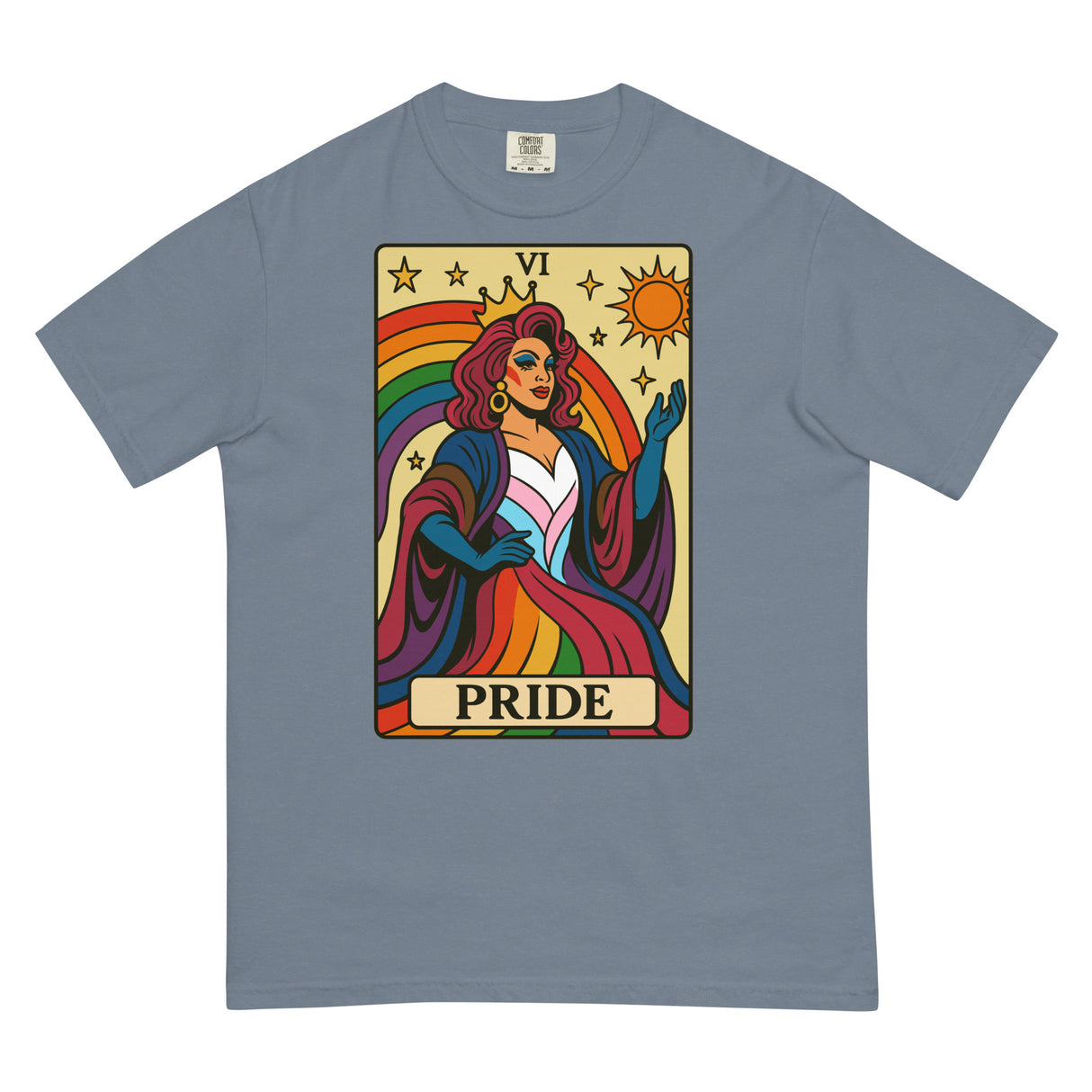 Pride Tarot (Boxy Tee)-Boxy T-Shirt-Swish Embassy