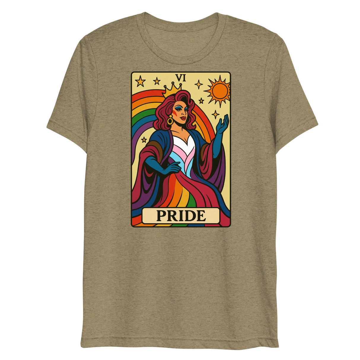 Pride Tarot (Triblend)-Triblend T-Shirt-Swish Embassy