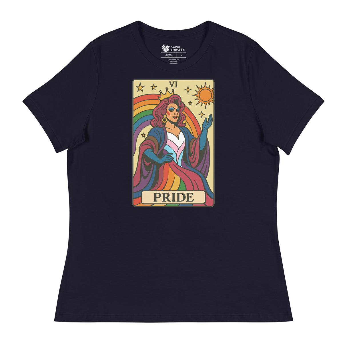 Pride Tarot (Women's Relaxed T-Shirt)-Women's T-Shirts-Swish Embassy