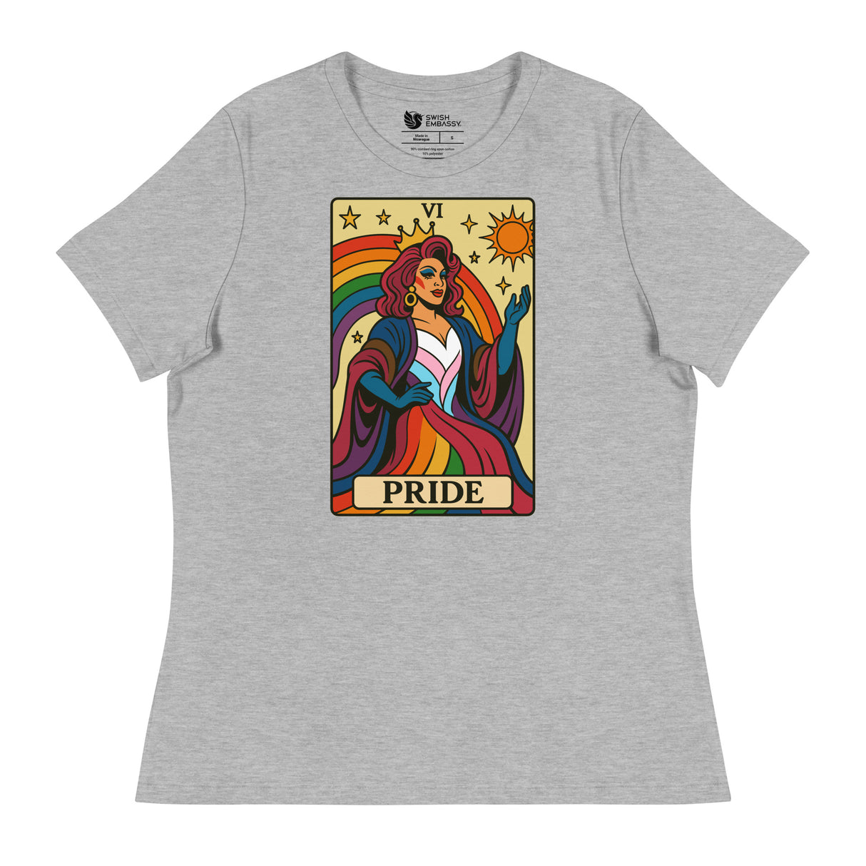 Pride Tarot (Women's Relaxed T-Shirt)-Women's T-Shirts-Swish Embassy