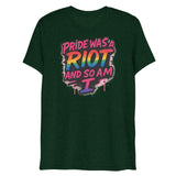 Pride Was a Riot (Triblend)-Triblend T-Shirt-Swish Embassy