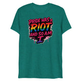 Pride Was a Riot (Triblend)-Triblend T-Shirt-Swish Embassy