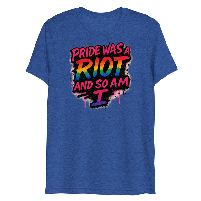 Pride Was a Riot (Triblend)-Triblend T-Shirt-Swish Embassy