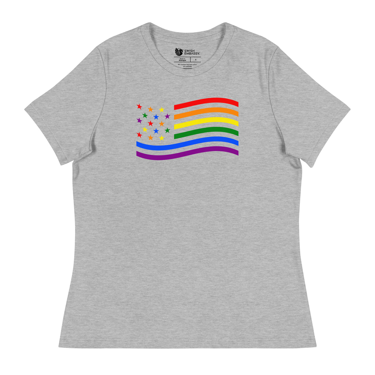 Pride in the USA (Women's Relaxed T-Shirt)-Women's T-Shirts-Swish Embassy