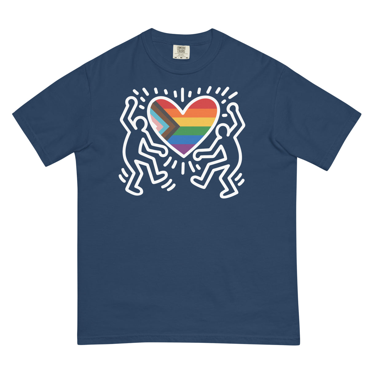 Progress Pride Figures (Boxy Tee)-Boxy T-Shirt-Swish Embassy
