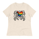 Progress Pride Figures (Women's Relaxed T-Shirt)-Women's T-Shirts-Swish Embassy