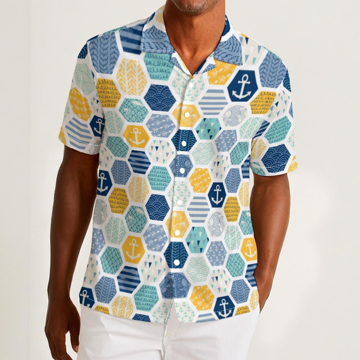 Provincetown (Cotton Button Shirt)-Cotton Button Shirt-Swish Embassy
