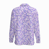 Purple Glory (Cotton Long Sleeve Shirt)-Cotton Long Sleeve Button Shirt-Swish Embassy