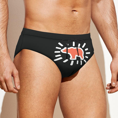 Radiant Bear (Swim Briefs)-Swim Briefs-Swish Embassy