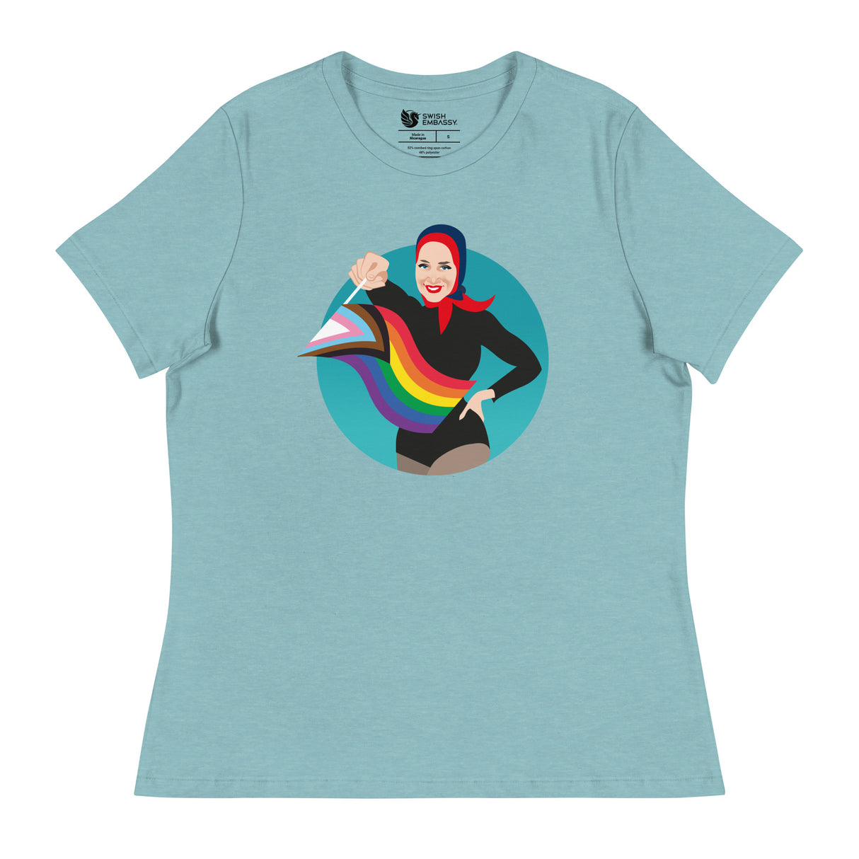 Rainbow Gardens (Women's Relaxed T-Shirt)-Women's T-Shirts-Swish Embassy