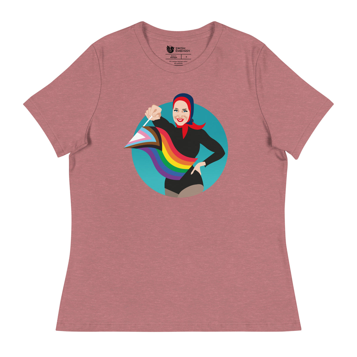 Rainbow Gardens (Women's Relaxed T-Shirt)-Women's T-Shirts-Swish Embassy