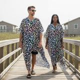 Rainbow Leopard (Kaftan)-Kaftan-Swish Embassy